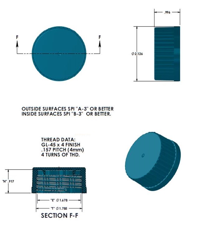 bottle caps gl 45